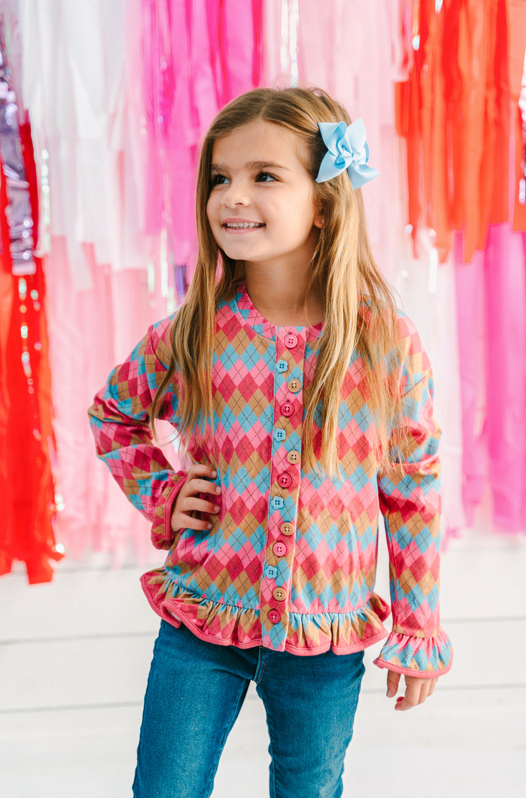 Cupid's Argyle Cardigan