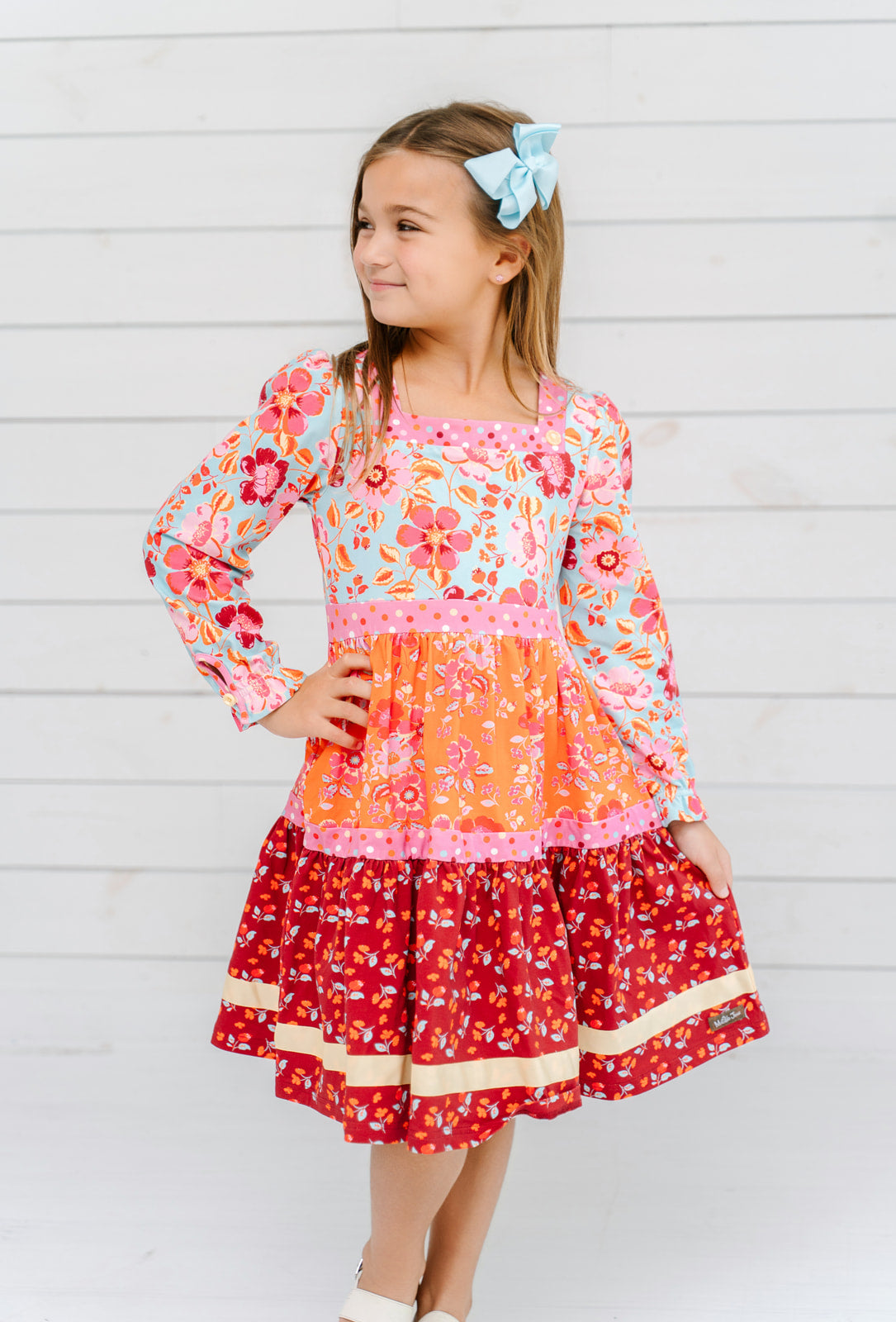 Autumn Story Panel Dress (Pre-Order)