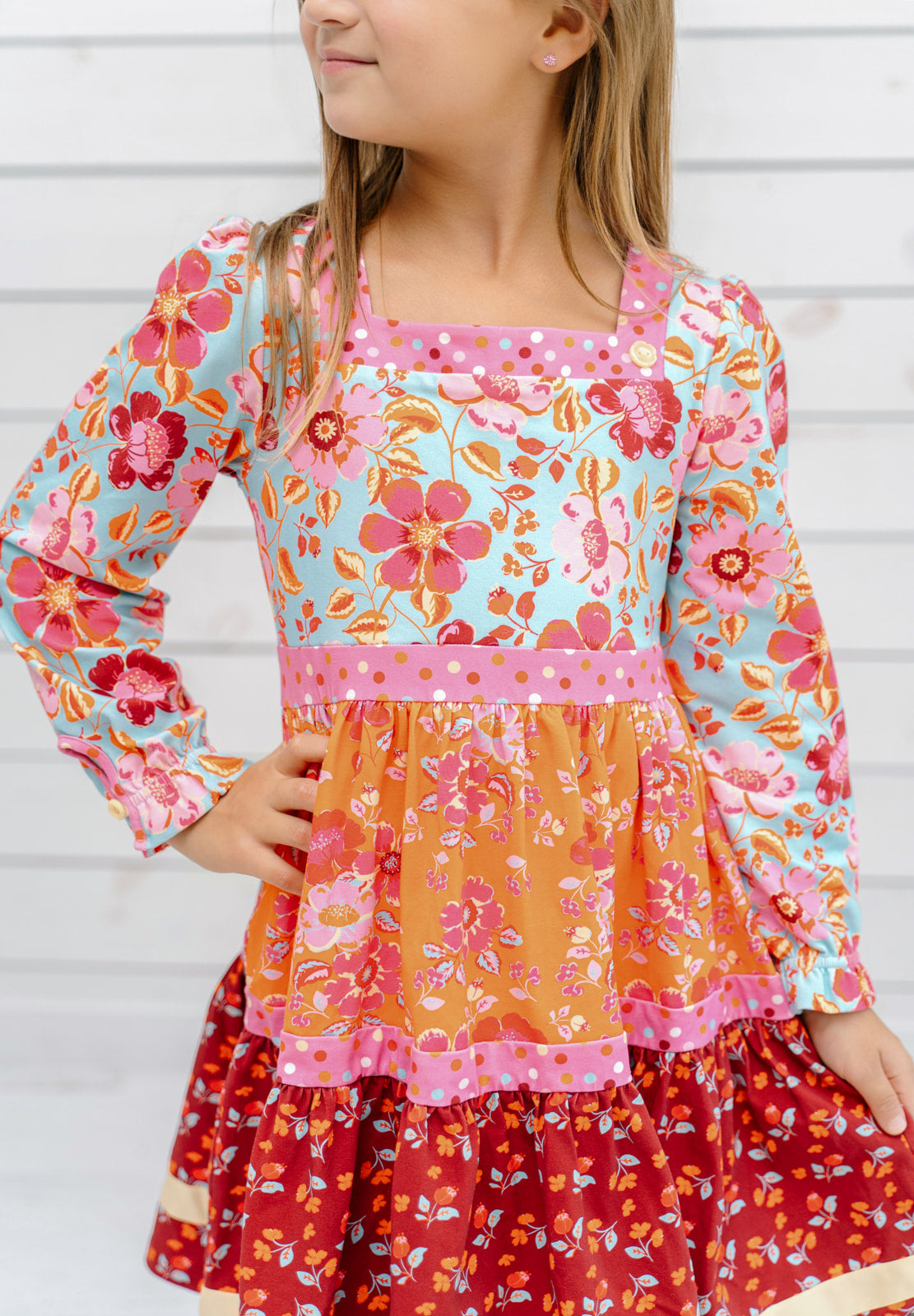 Autumn Story Panel Dress (Pre-Order)