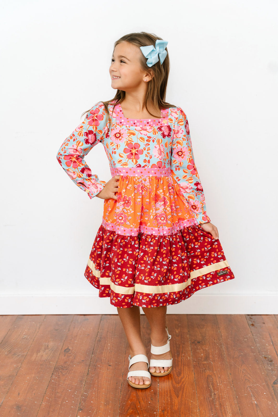 Autumn Story Panel Dress (Pre-Order)