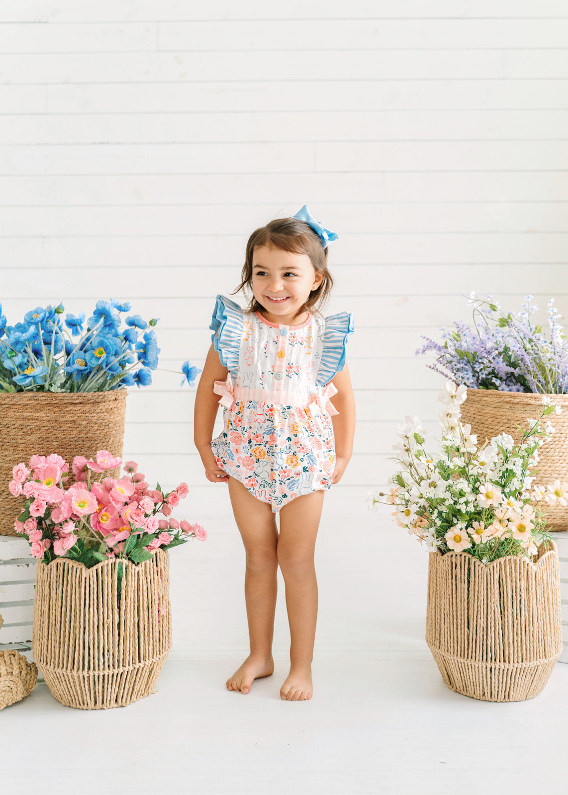 Hippity Hop Garden Bubble Romper