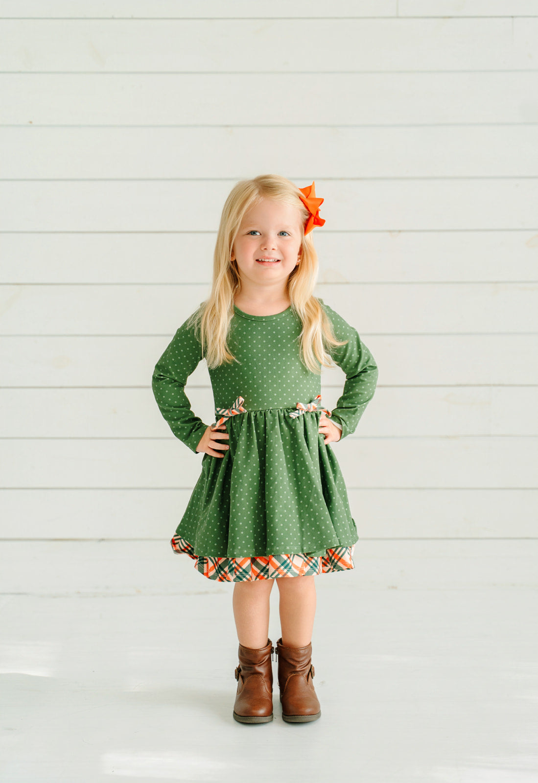 Holly & Plaid Dress (Pre-Order)