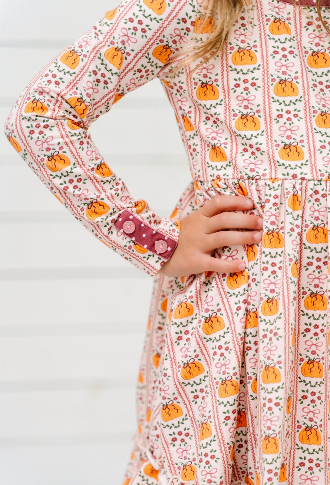 Pumpkin Kisses Ruffle Dress (Pre-Order)