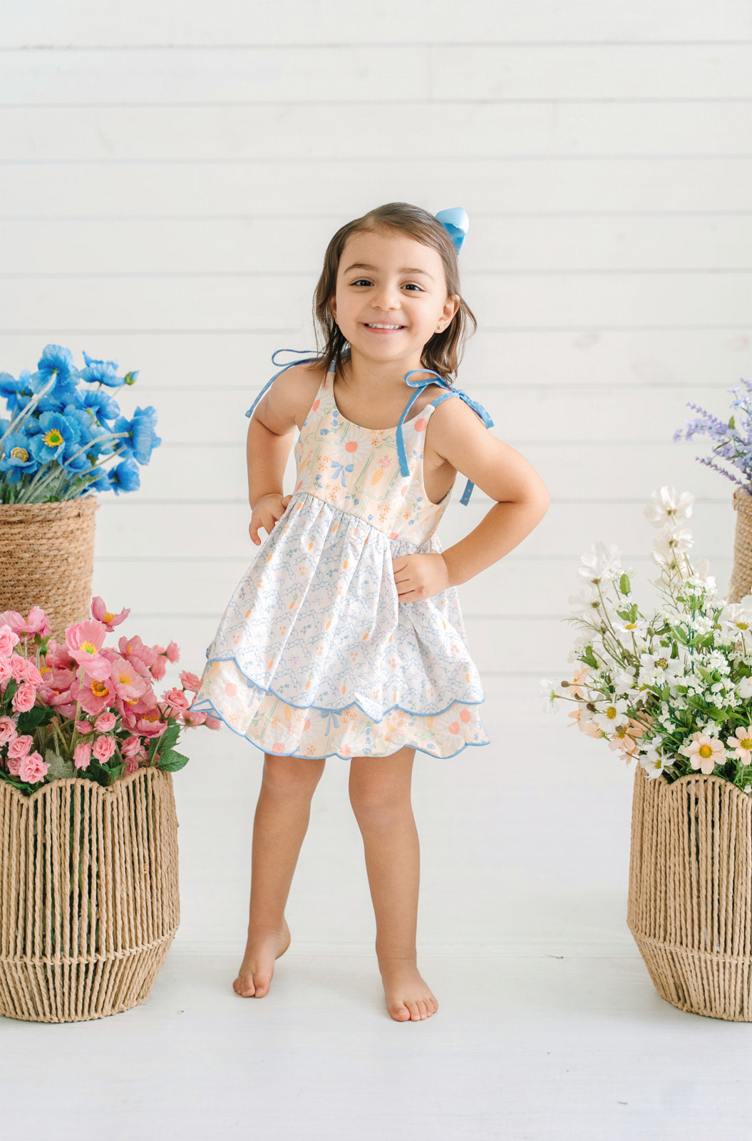 Patchwork Picnic Bubble Romper (Pre-Order)
