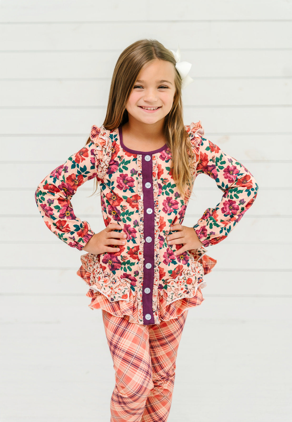 Apple Butter Ruffle Tunic (Pre-Order)