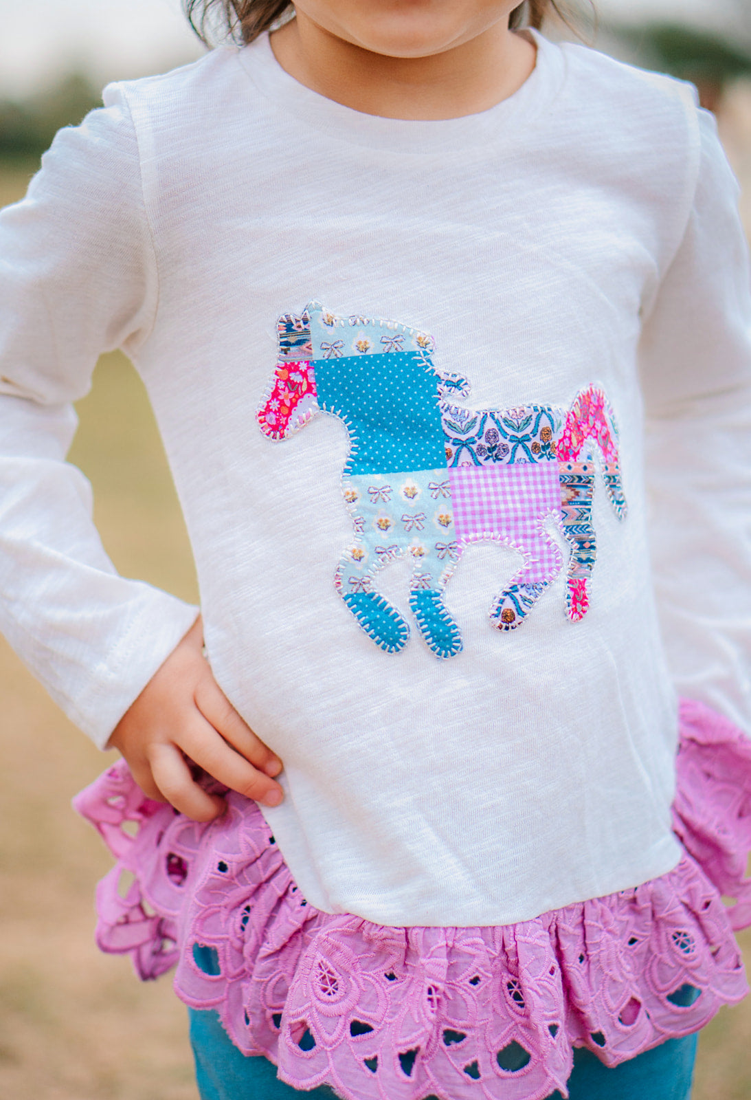 Little Lasso Eyelet Top