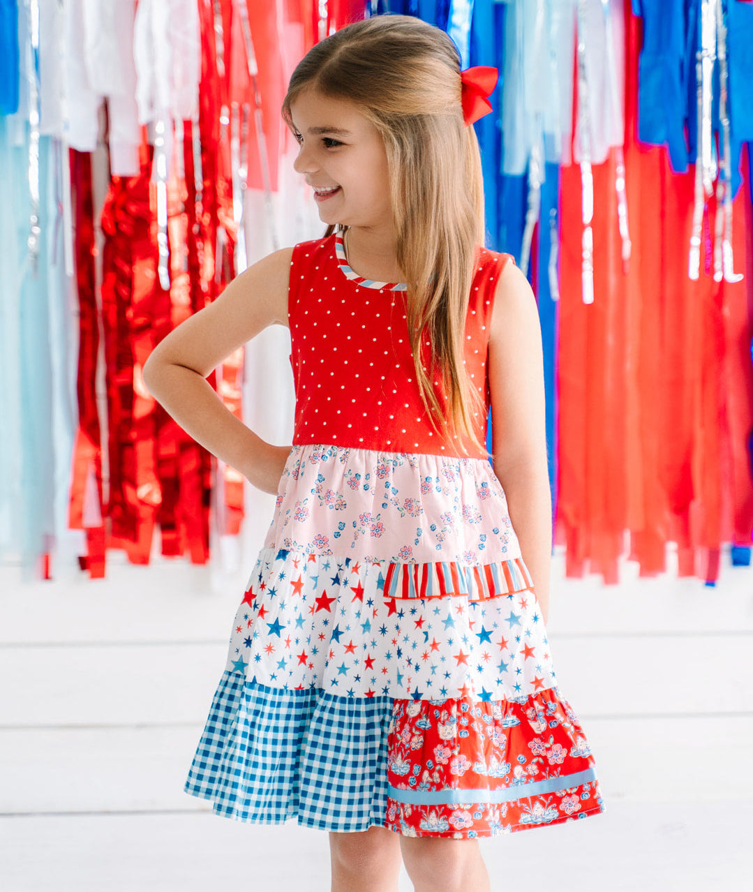 Little Liberty Duck Parade Panel Dress
