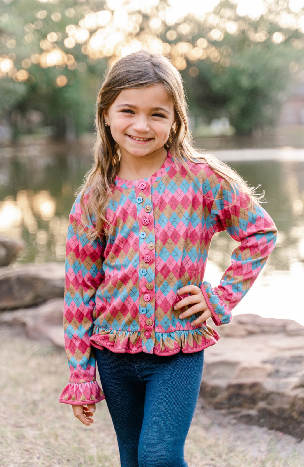 Cupid's Argyle Cardigan