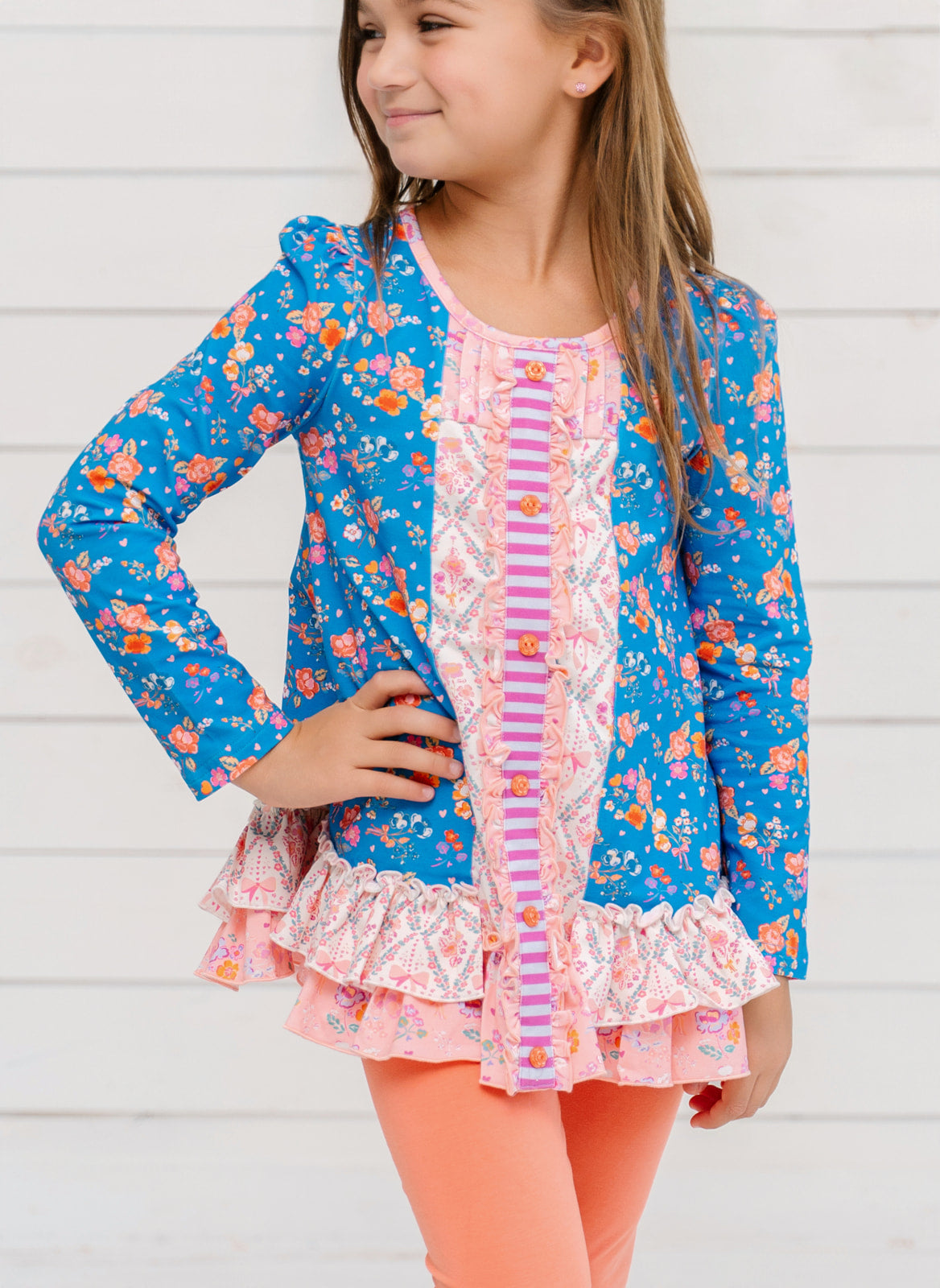 Bluebird Hollow Ruffle Tunic (Pre-Order) – Matilda Jane Clothing