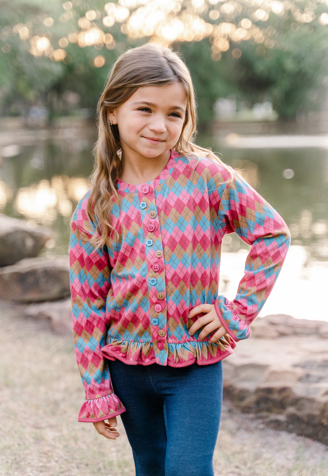 Cupid's Argyle Cardigan