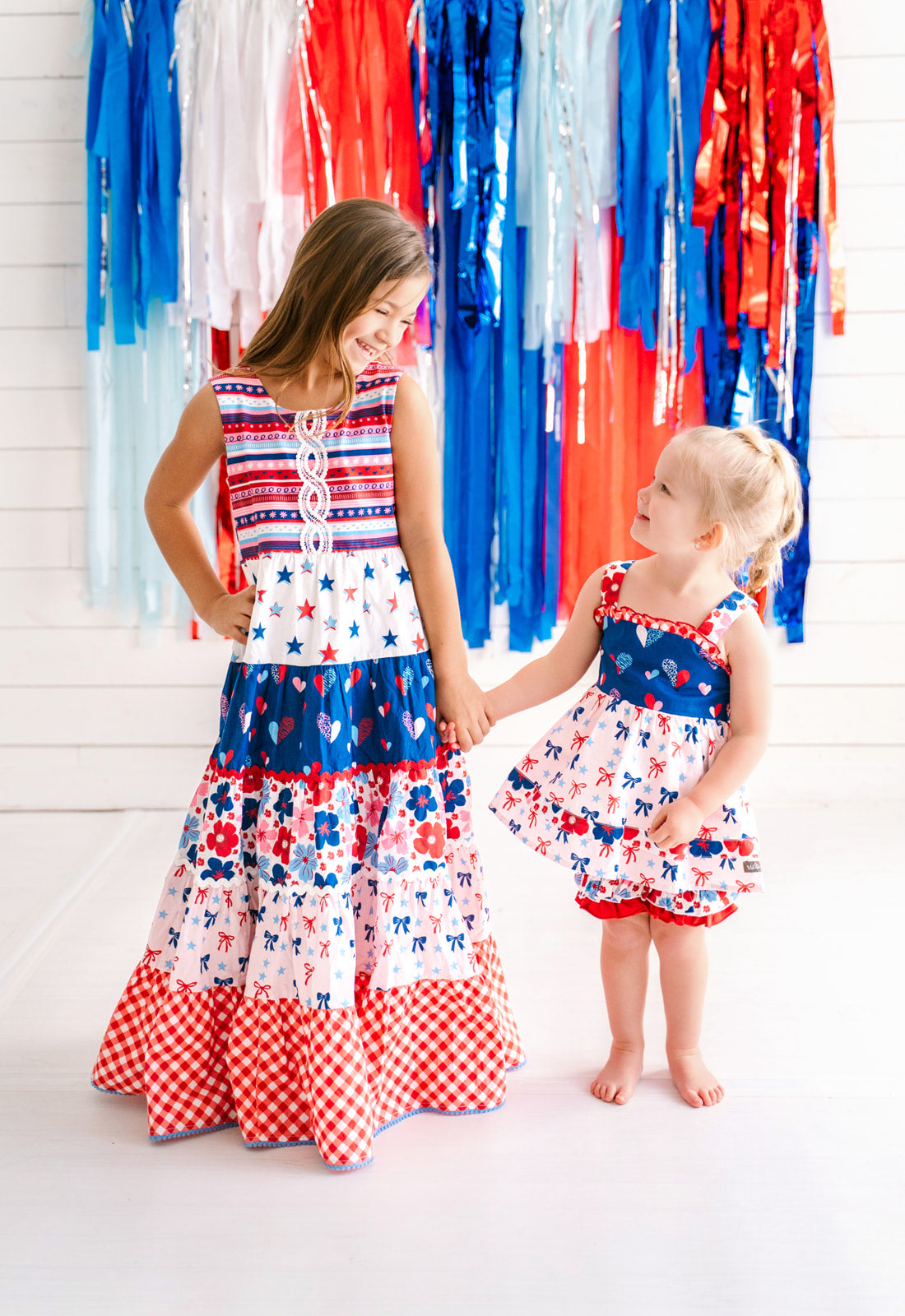 maxi dresses red white and blue Yumi Kim