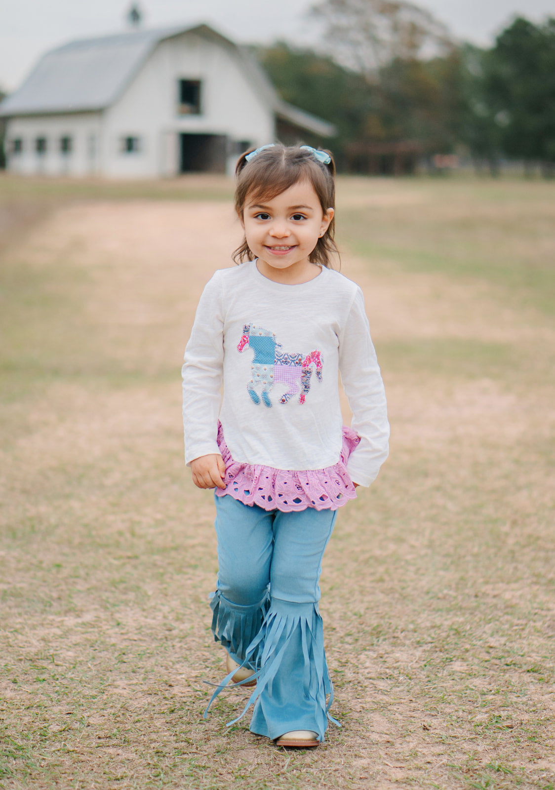 Little Lasso Eyelet Top