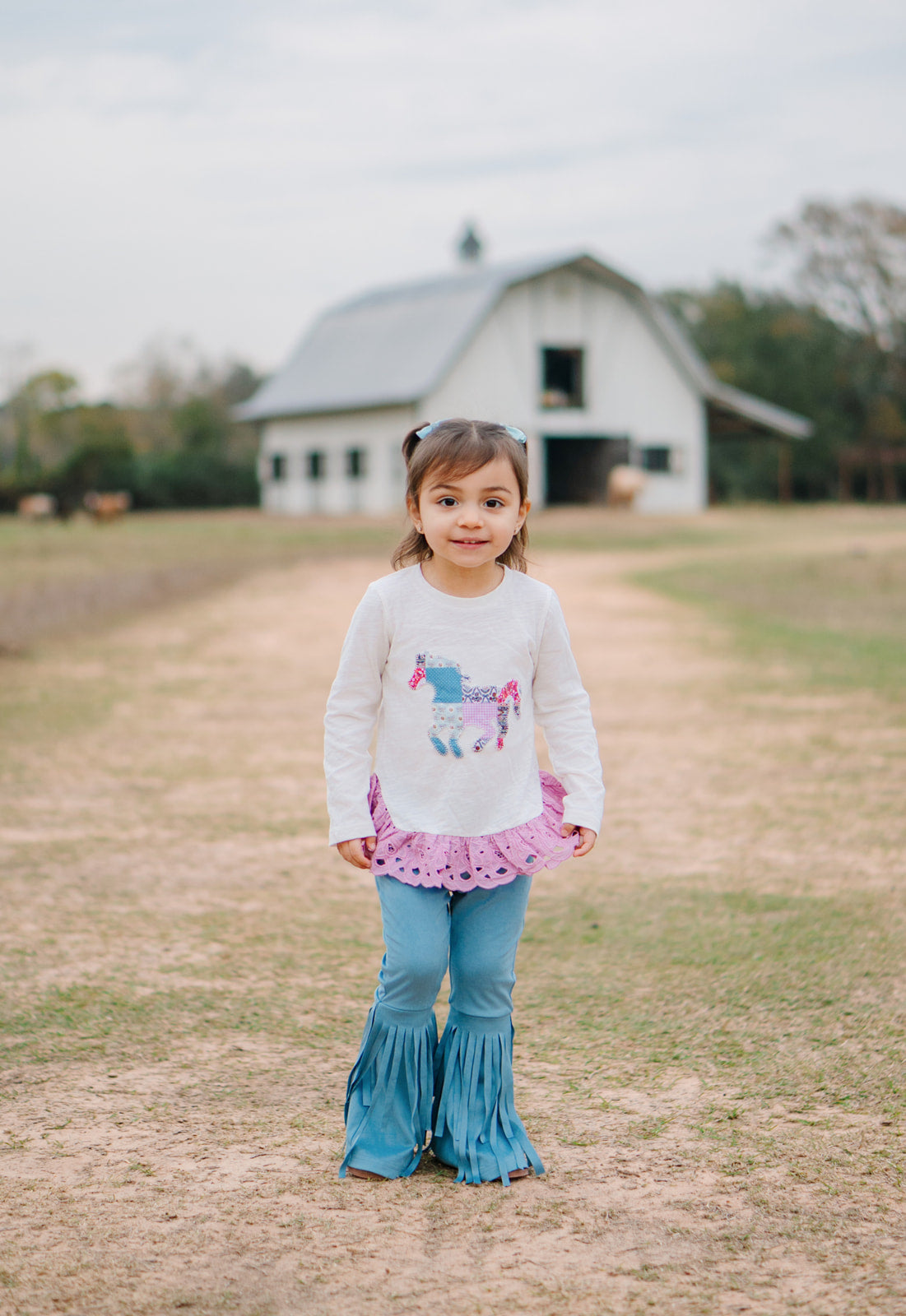 Little Lasso Eyelet Top