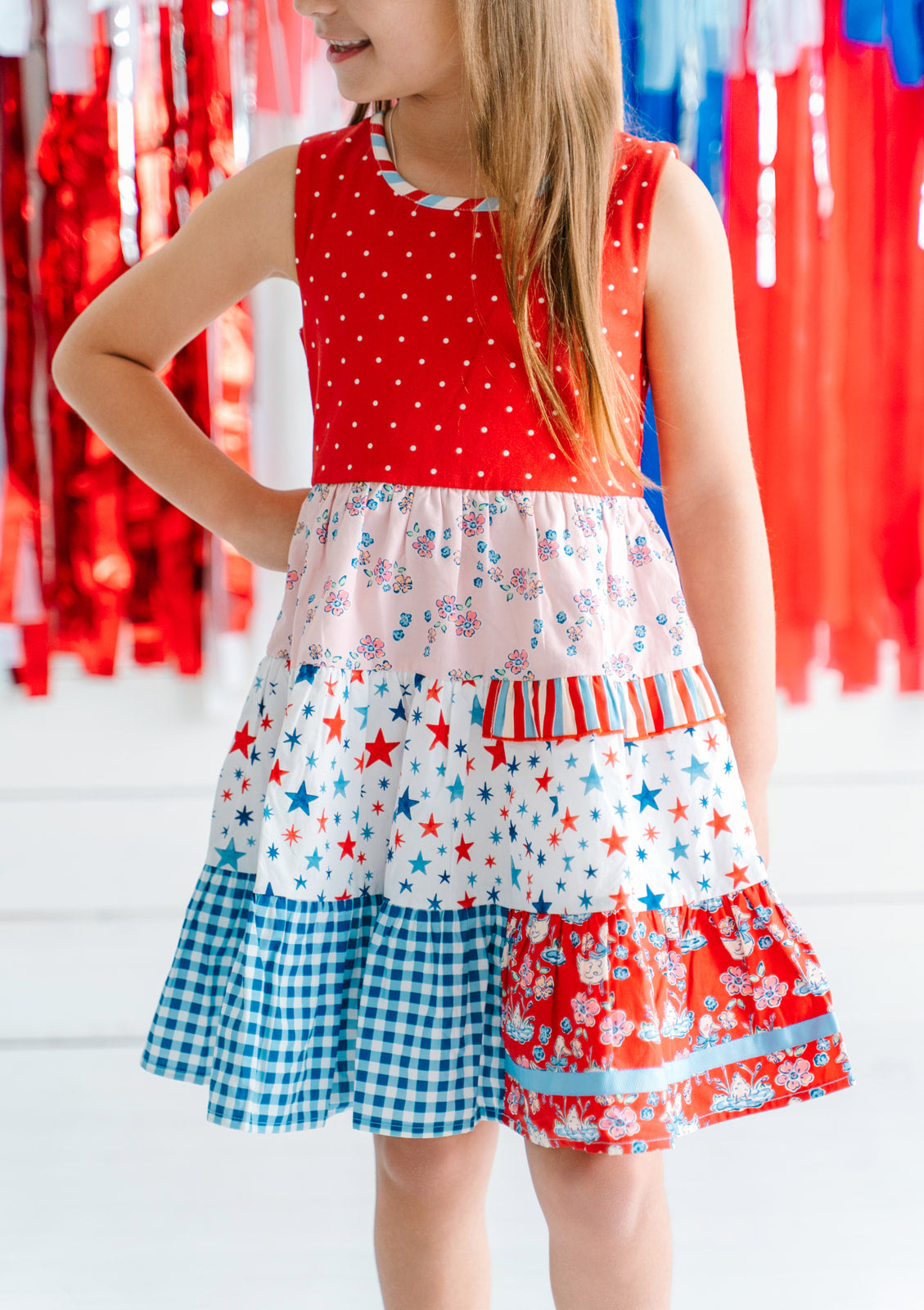 Little Liberty Duck Parade Panel Dress